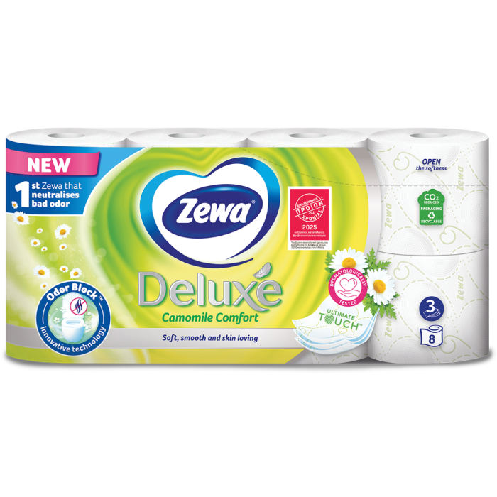 Zewa Camomile Deluxe Tissues 8pcs