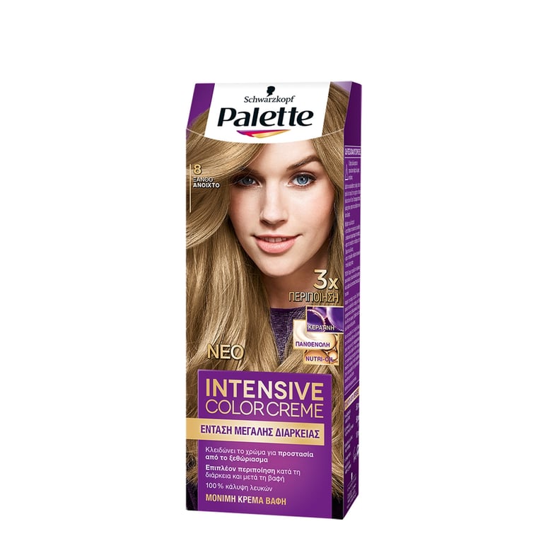 Palette Hair Dye N.8 Light Blonde 50ml