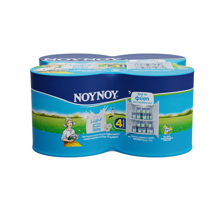 Νουνού Evaporated Milk 4% 170g x4
