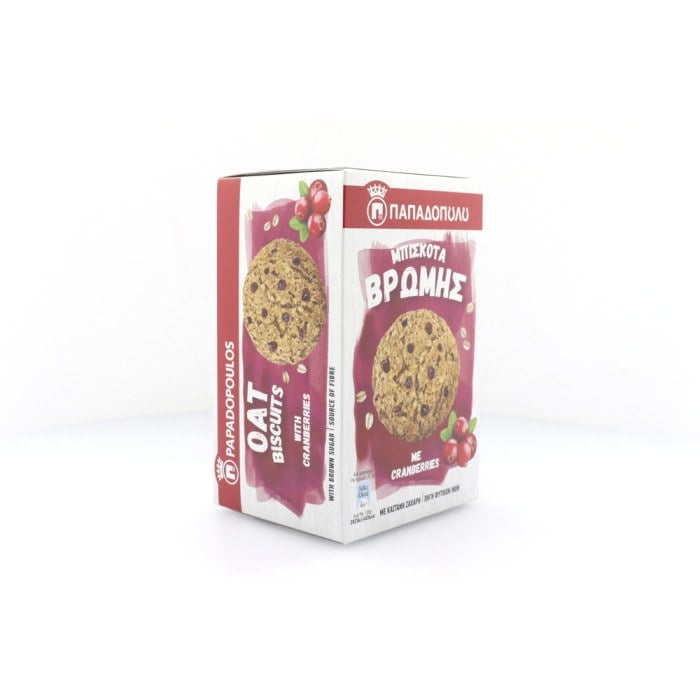 Παπαδοπούλου Oat Cranberry Biscuits