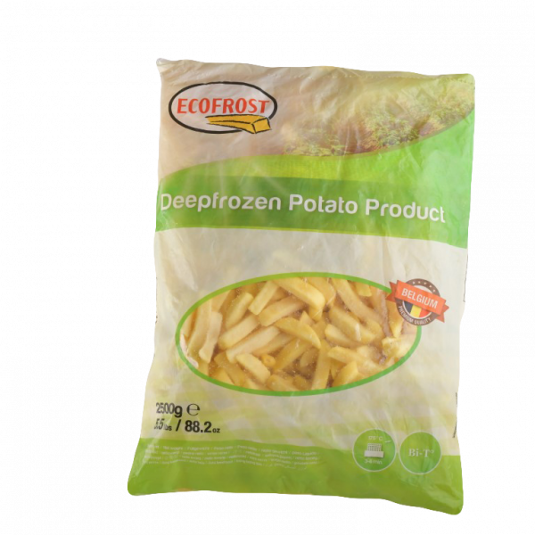 Ecofrost Frozen Potatoes 9x9 2.5KG
