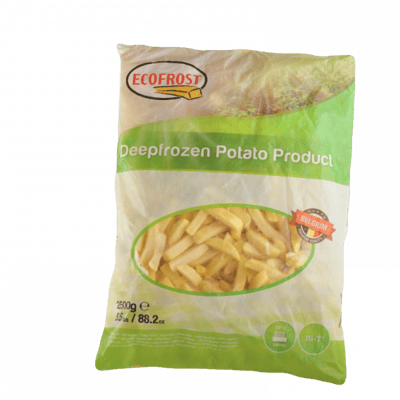 Ecofrost Frozen Potatoes 9x9 2.5KG