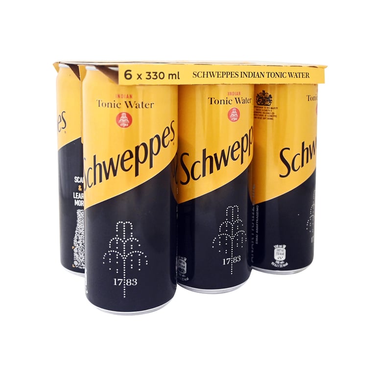Schweppes Tonic Water 330ml x6