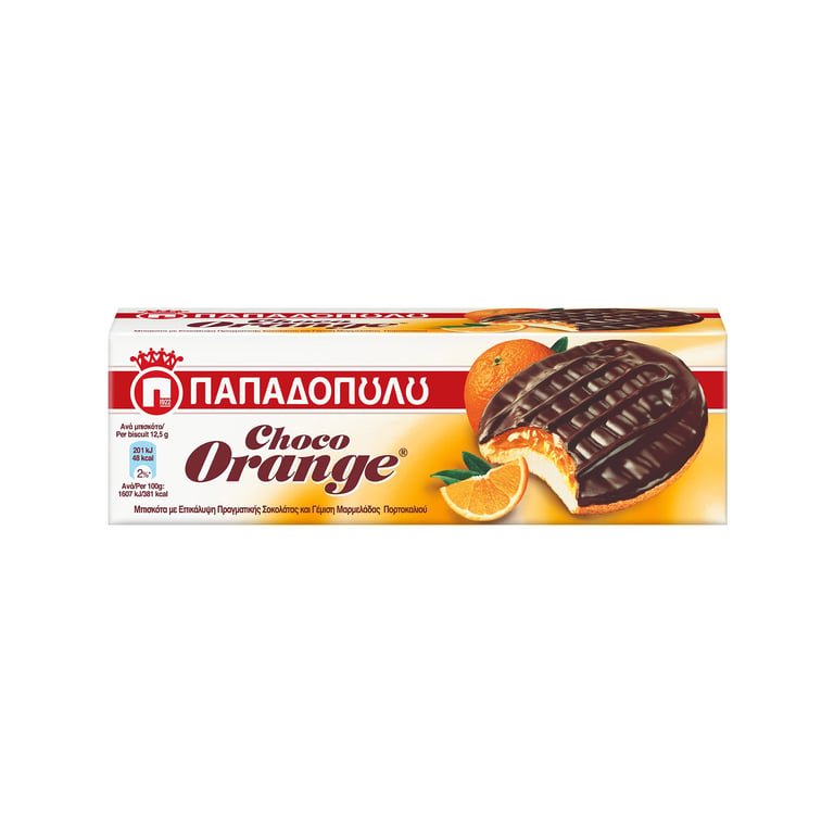 Παπαδοπούλου Chocorange Biscuits 150g