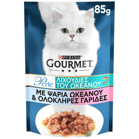 Gourmet Cat Perle Ocean Fish Shrimp 85g