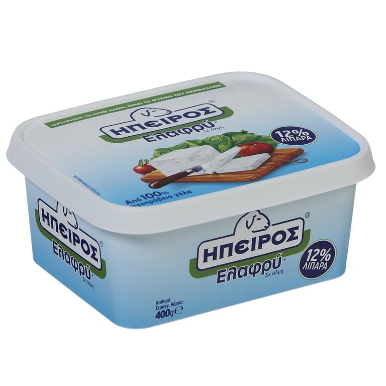 Ήπειρος Light White Cheese in Brine 400g