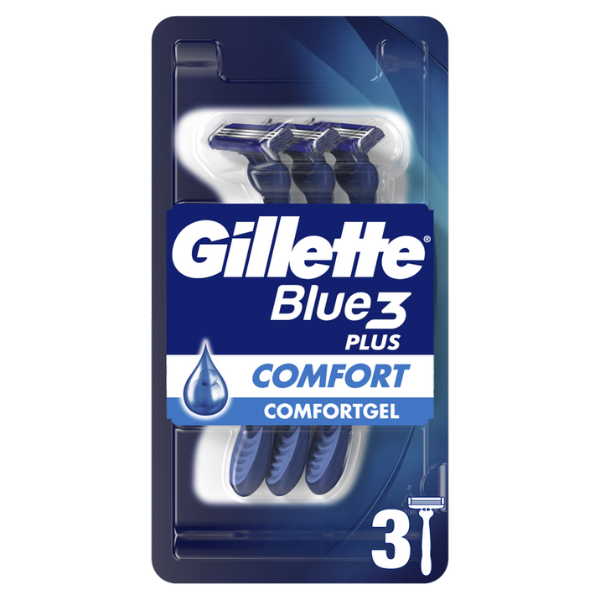 Gillette 3Plus Comfort Disposable Razors 3 Pieces