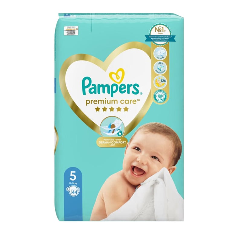 Pampers Premium Care Jumbo No5 11-16kg 44pcs