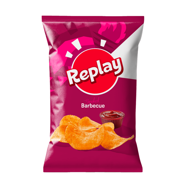 Replay Barbecue Chips 270g