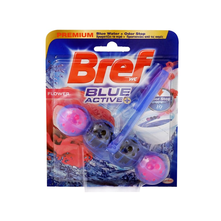 Bref Wc Blue Active Floral 50g