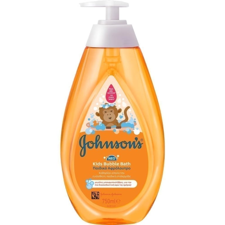 JOHNSON'S Kids Bubble Bath with Pump 750ml