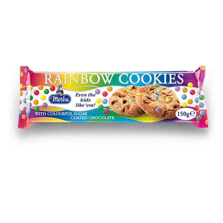 Merba Rainbow Cookies 150GR