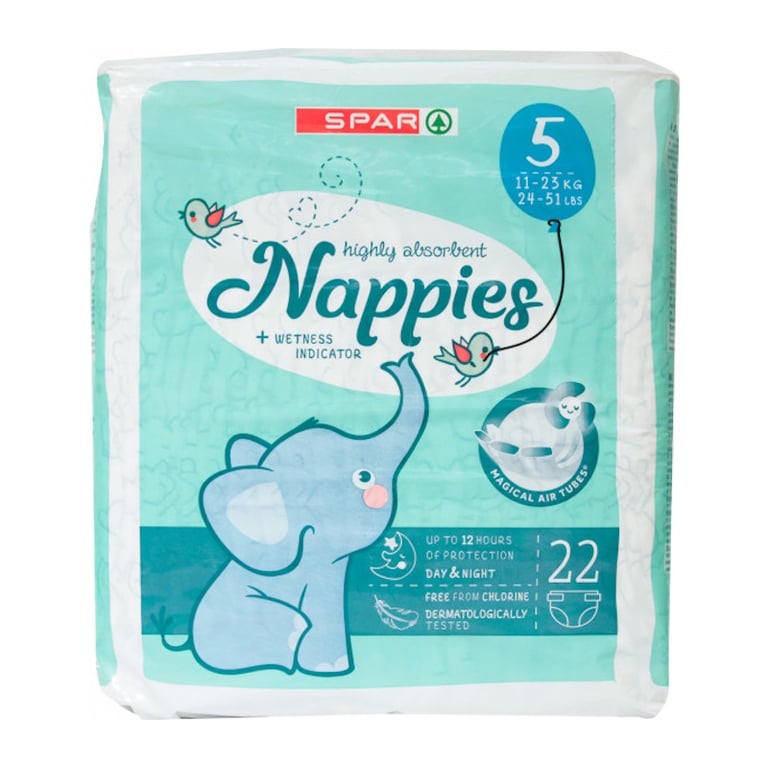 Spar Junior Diapers No.5 (11-23kg) 22pcs