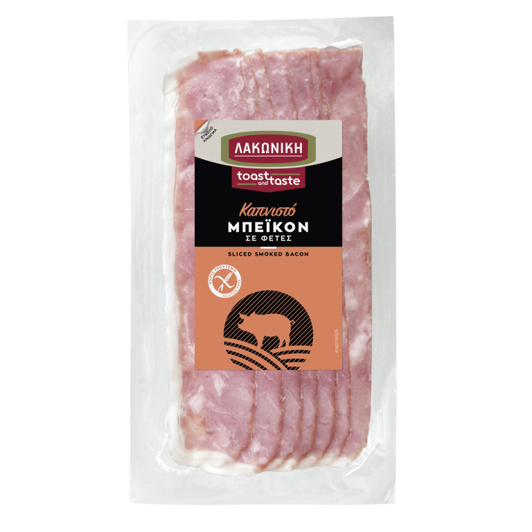 Λακωνικη Smoked Bacon Slices 120g
