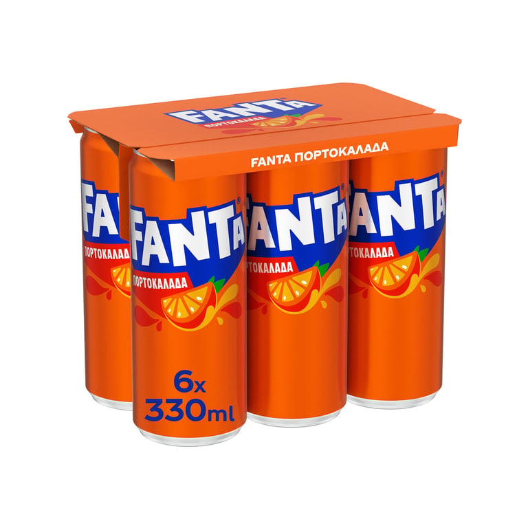 Fanta Orange Red 330ml x6