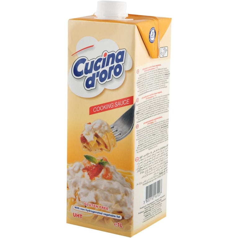 Cucina D'Oro Gluten-free Plant-based Cooking Cream 1L