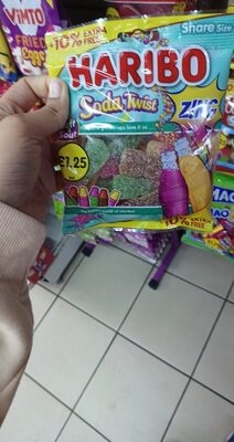 Haribo Soda Twist Zing BOTT. 160GR
