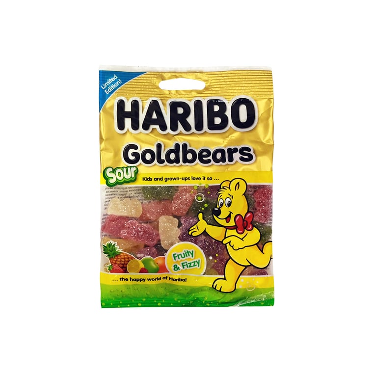Haribo Goldbären Sour Golden Bears Gummies 100g