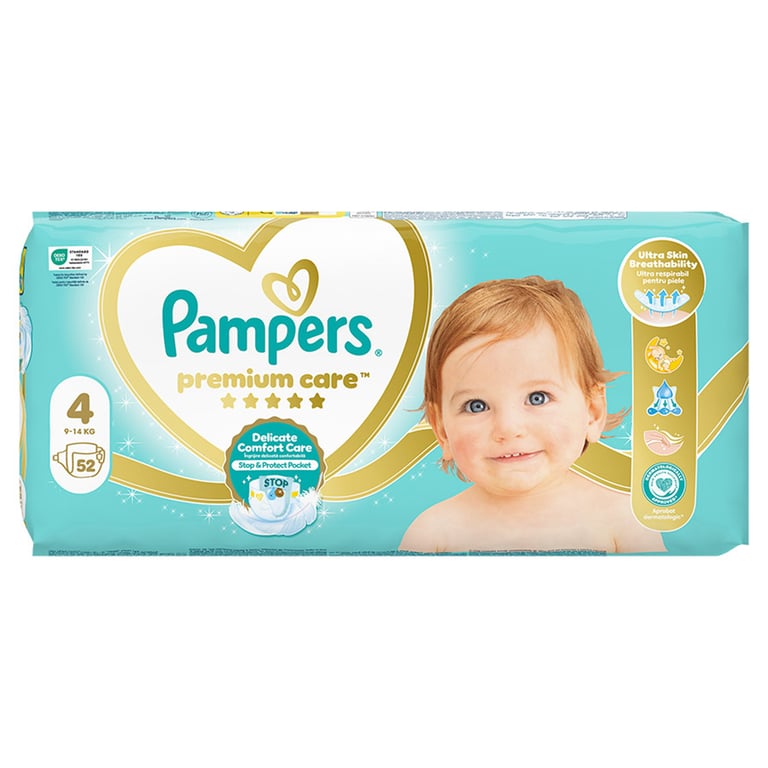 Pampers Pants No4 9-15kg 52pcs