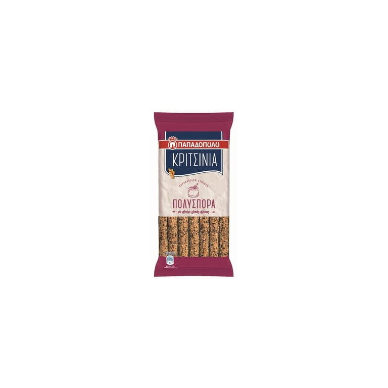 Παπαδοπούλου Multigrain Breadsticks 185gr
