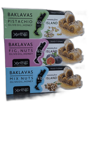 Xanthippi Turkish Delight Set 3x100g