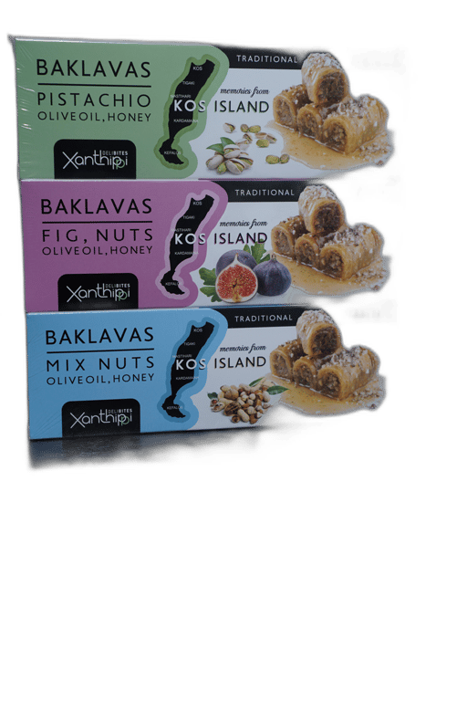 Xanthippi Turkish Delight Set 3x100g