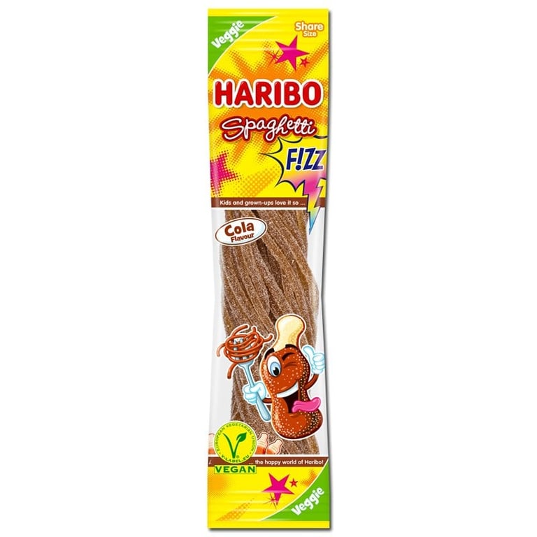 Haribo Sour Happy Cola Gummies 175g