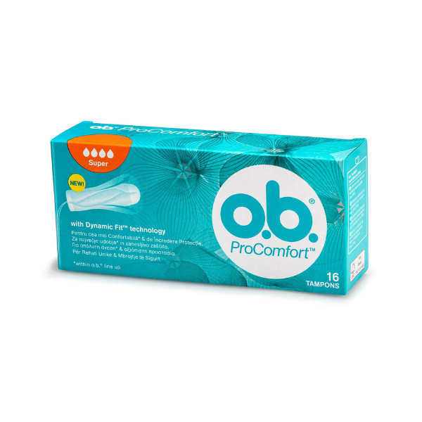 O.B. Tampons Pro Comfort Super 16pcs