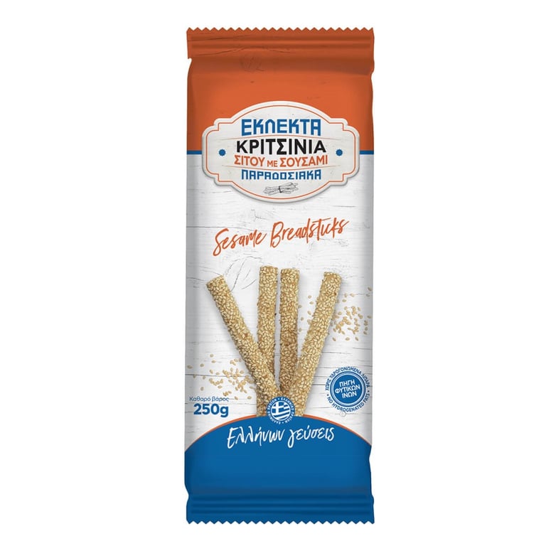 Παραδοσιακά Εκλεκτά Wheat Breadsticks 250g