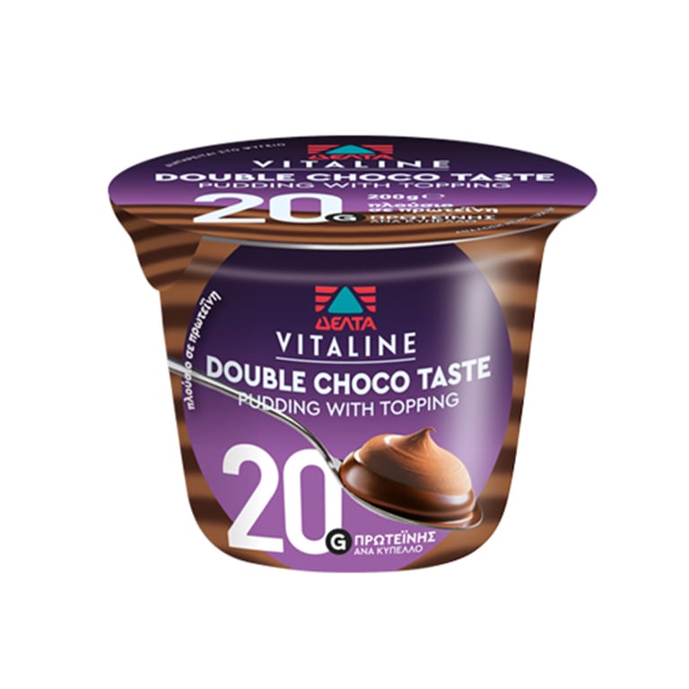 Δελτα 200G Vitaline Pudding Double Choco
