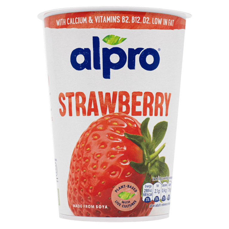 Alpro Soy Plant-based Dessert Strawberry 500g