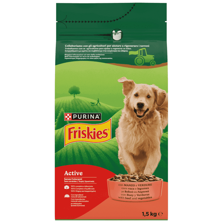 Friskies Dry Dog Food Active Fresh Meat 1.5kg