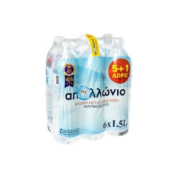 Απολλώνιο Sparkling Water 1.5L x6