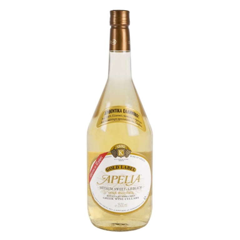 Apelia Gold Semi-sweet White Wine 1.5L