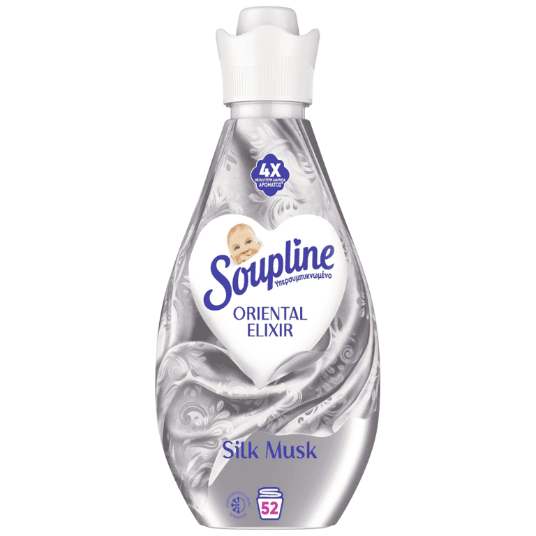Soupline Concentrated Fabric Softener Elixir Silk Musk 730ml