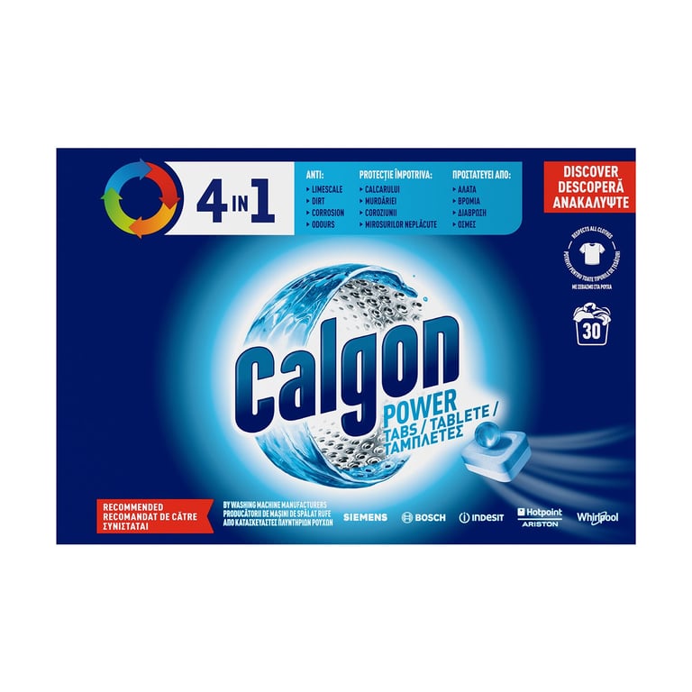 Calgon Washing Machine Water Softener 15 Tablets