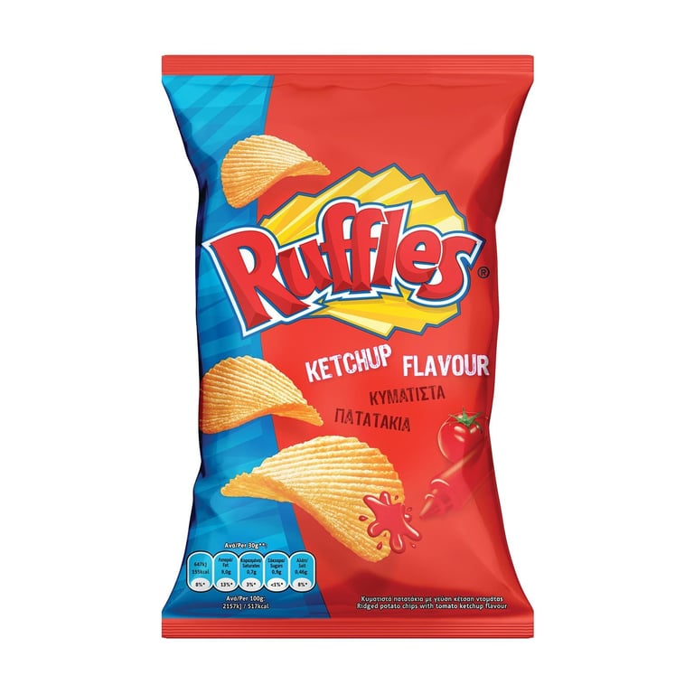 Ruffles Ridged Chips Ketchup 120g