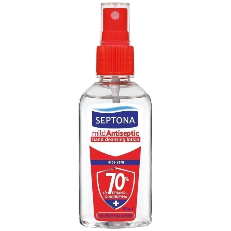 Septona Mild Antiseptic Lotion 70% Alcohol 80ml