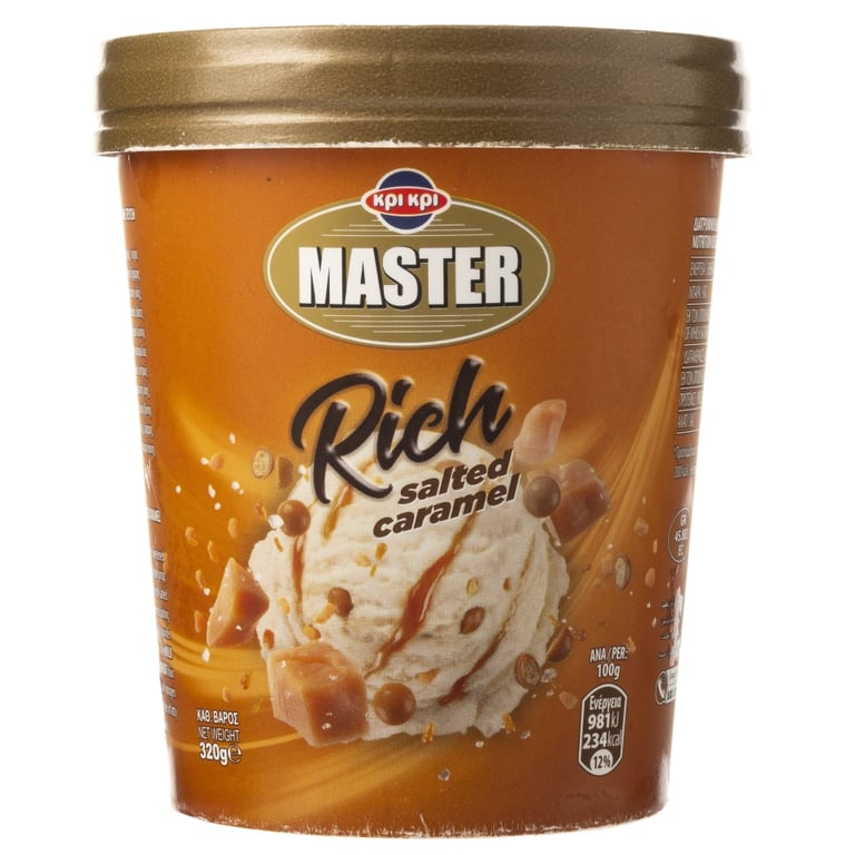 ΚΡΙ ΚΡΙ Rich Cup Salted Caramel Ice Cream Cup 105g