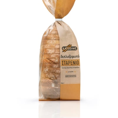 Κατσελης Double-fermented Wheat Sourdough Bread Sliced 500g