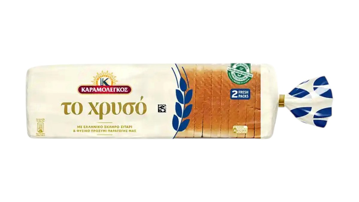 Καραμολεγκος 720G "ΤΟ Χρυσο" Ψωμι Τοστ