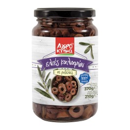 Αγροκτημα Kalamata Olives Sliced 210g