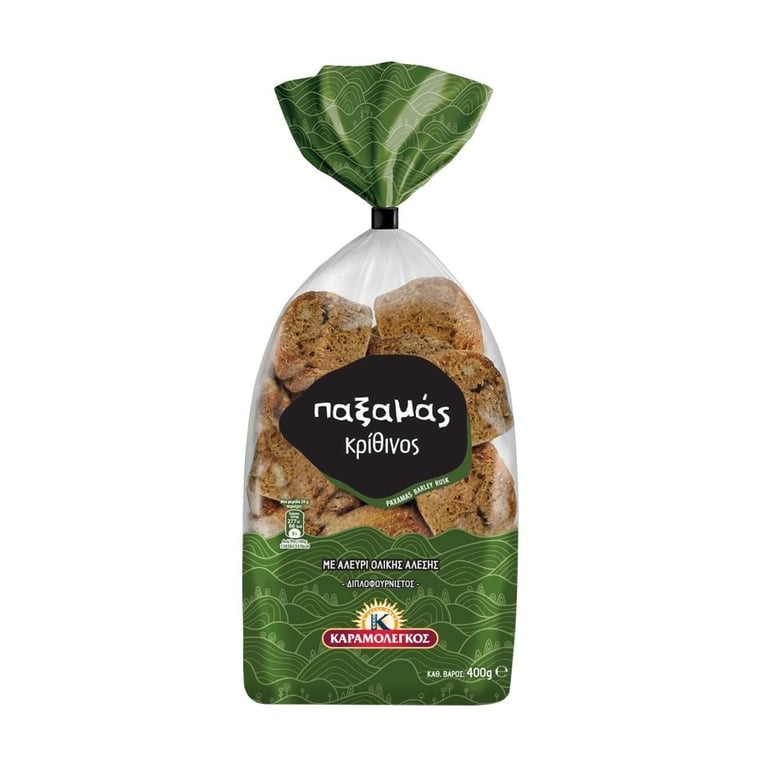 Καραμολεγκος Barley Rusk Without 400g