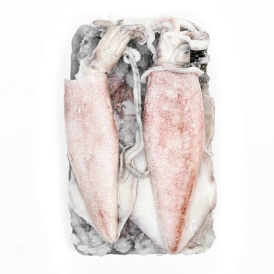 Whole Squid with Skin Frozen 850g
