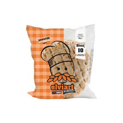 Elviart Pita Bread for Souvlaki 16cm 700g