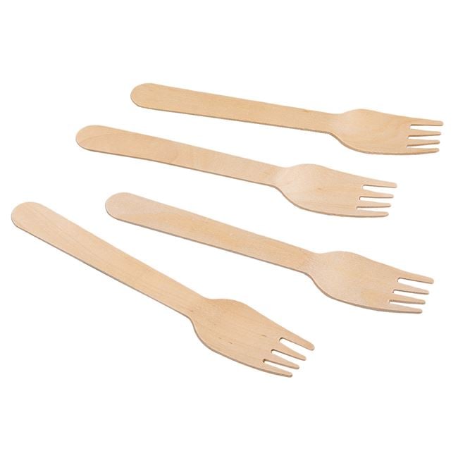 Spar Wooden Forks 10pcs