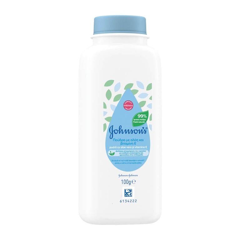 Johnson's Baby Powder Aloe Vitamin E 100g