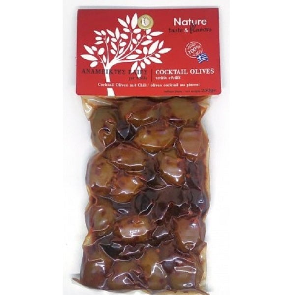 Spicy Cocktail Olives 250g
