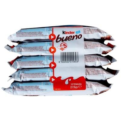 Kinder Bueno Wafer with Milk and Praline 43g x5