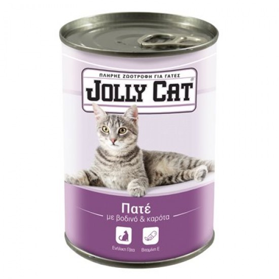 Jolly Cat Cat Pate Beef Carrots 400g